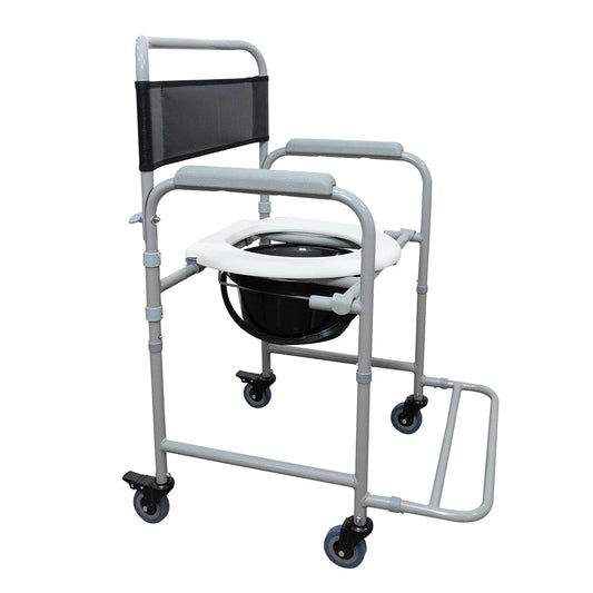 Silla Sanitaria | Ruedas | Acero